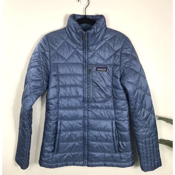 Patagonia Radalie Insulated Puffer Jacket Women's XS Blue School Casual Everyday - Picture 1 of 8